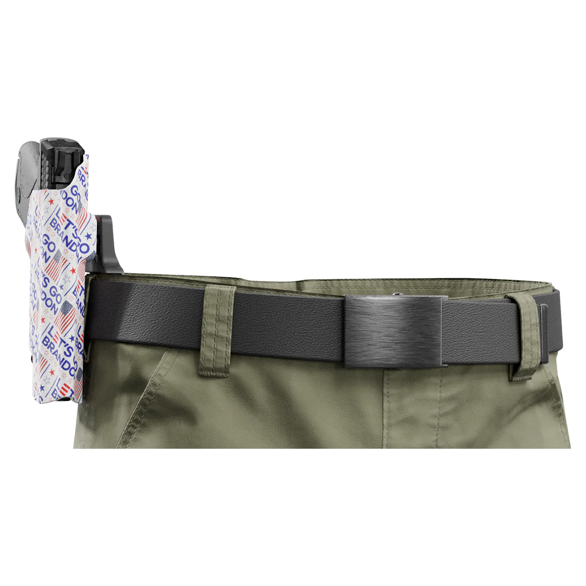 Let's Go Brandon Custom Printed Holster - OWB Kydex Holster - Image 5