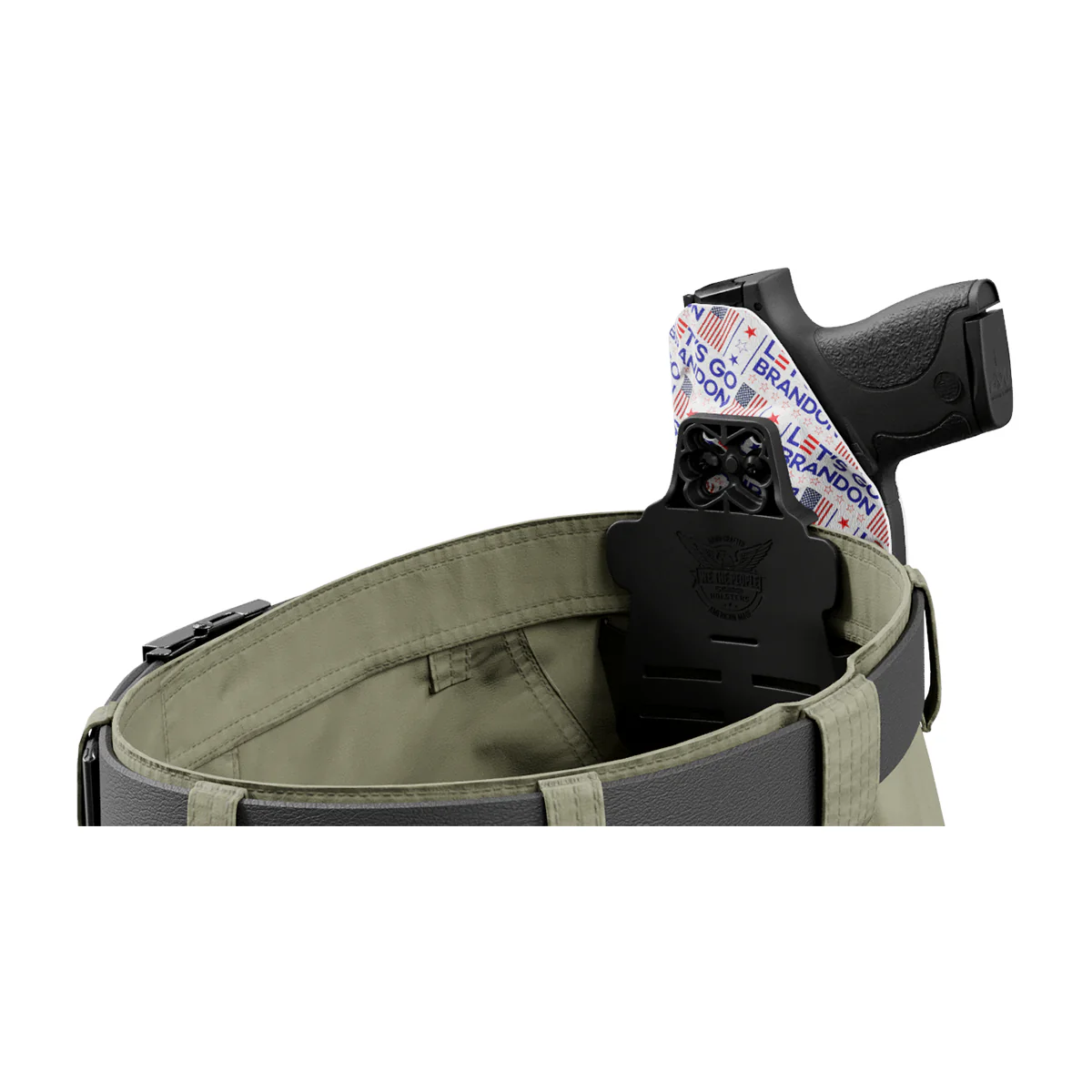 Let's Go Brandon Custom Printed Holster - OWB Kydex Holster - Image 7