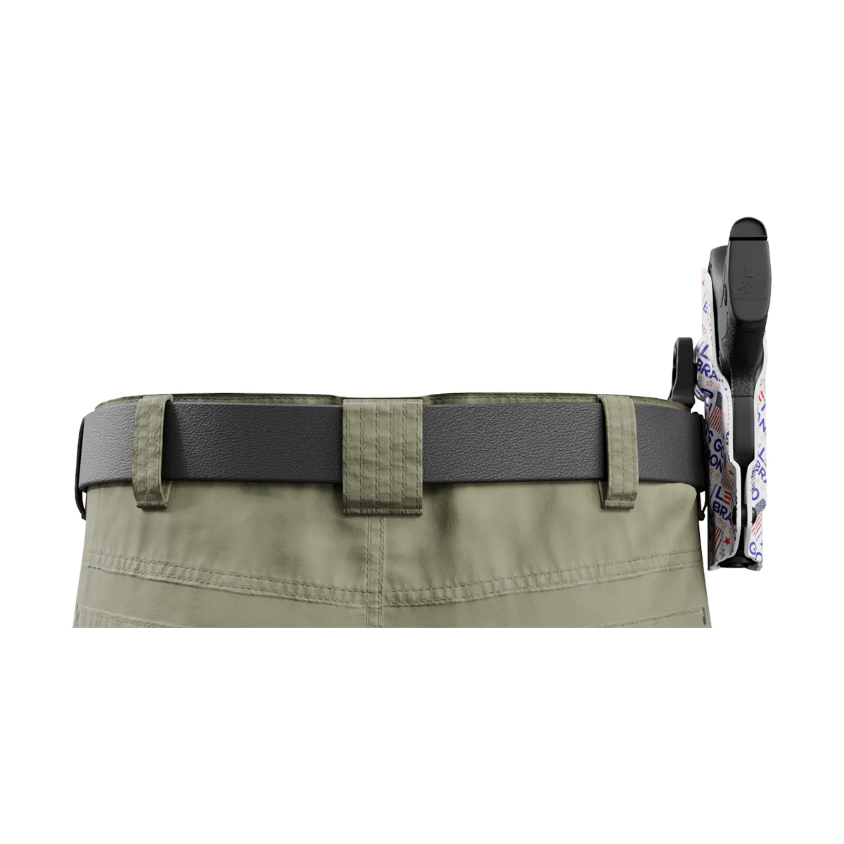 Let's Go Brandon Custom Printed Holster - OWB Kydex Holster - Image 8