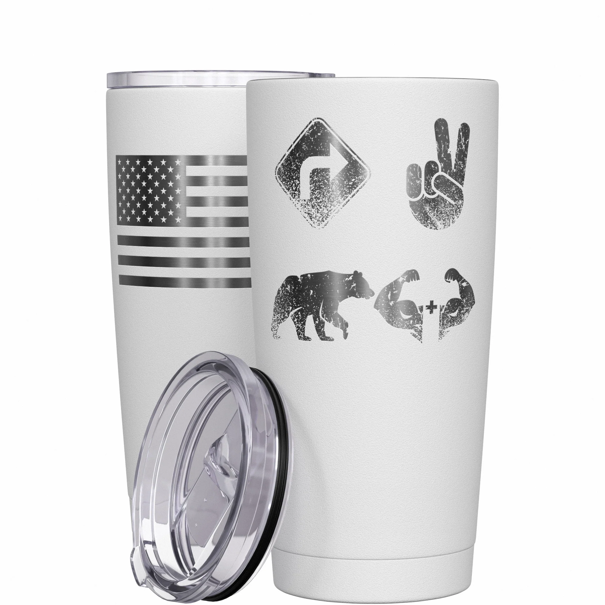 Right 2 Bear Arms Stainless Steel Tumbler - Image 12