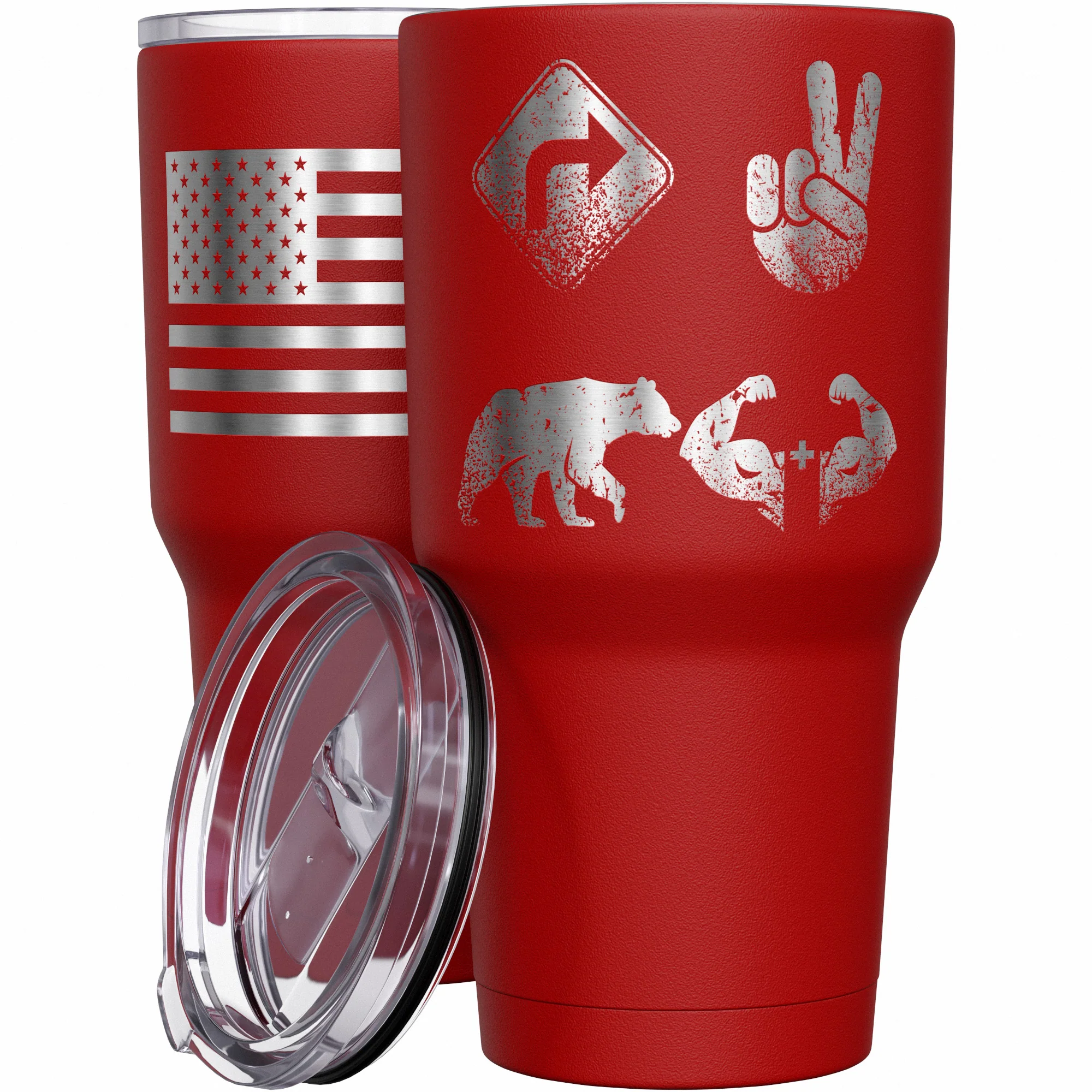 Right 2 Bear Arms Stainless Steel Tumbler - Image 8