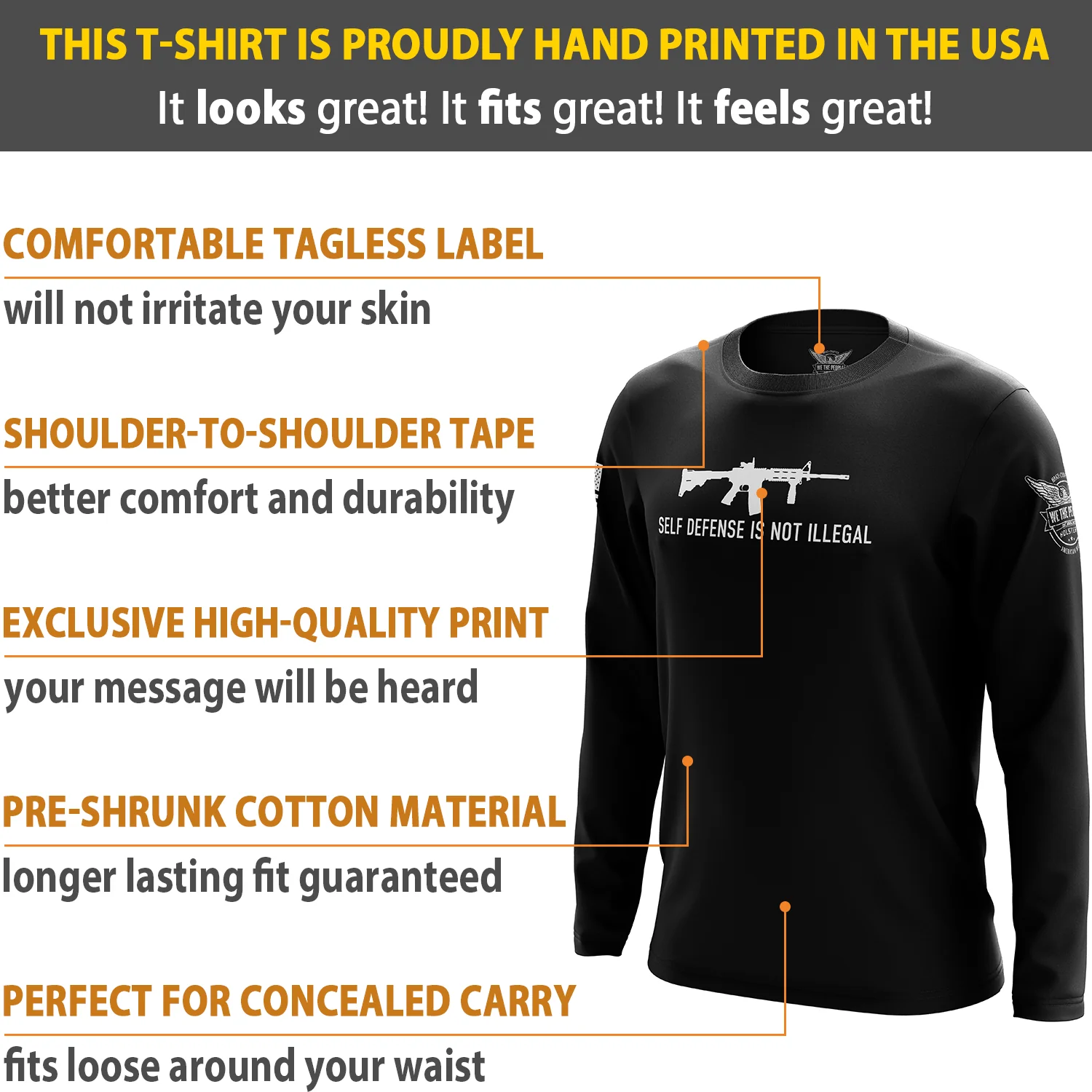 Self-Defense Long Sleeve Shirt - Image 6