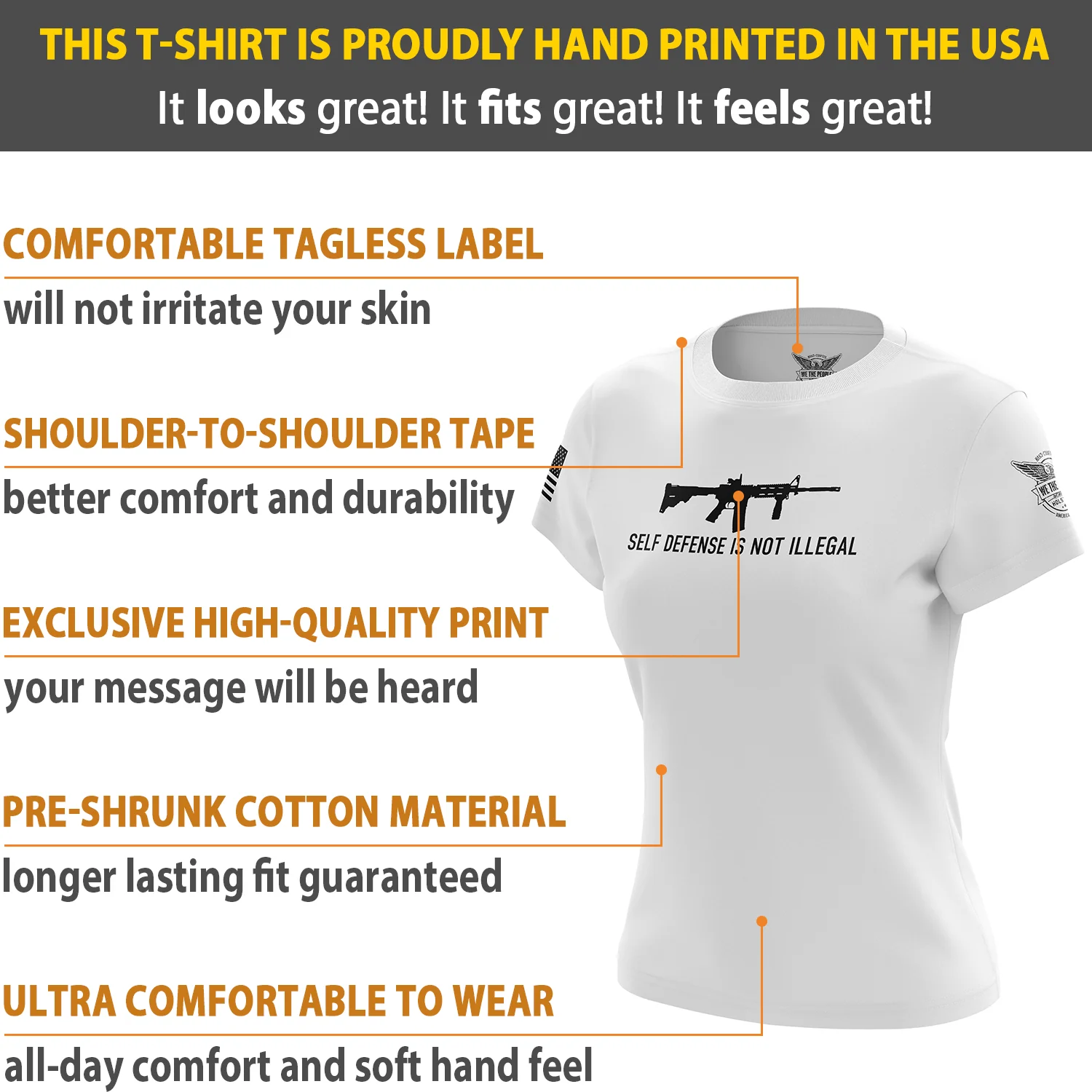Self-Defense Women's Short Sleeve Shirt - Image 12