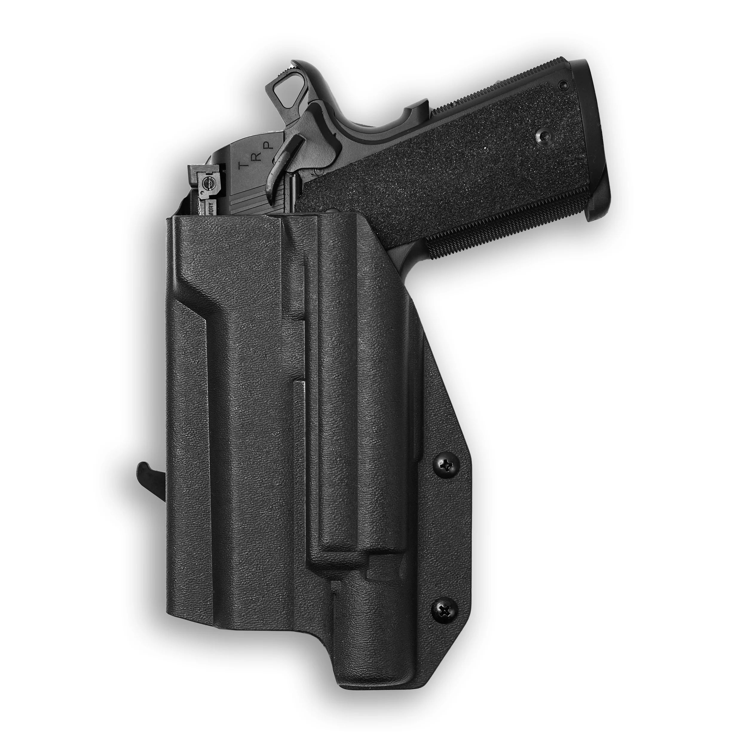 Colt 1911 4" 45ACP with Surefire X300U-A Light OWB Holster - Image 3
