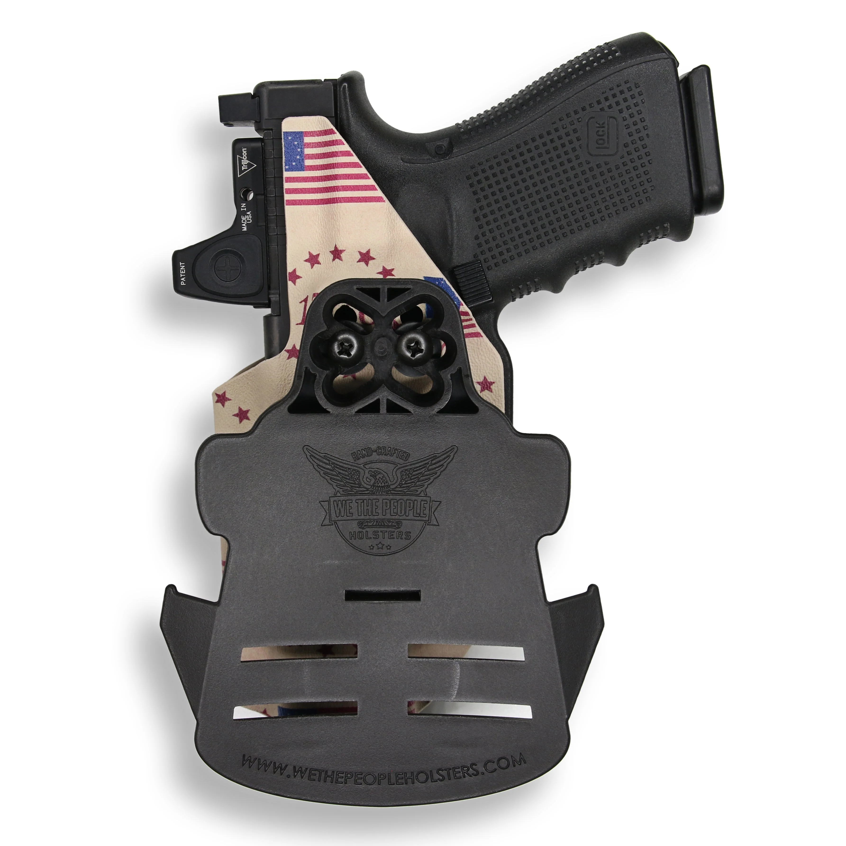 Walther PDP Compact 4" with Streamlight TLR-1/1S/HL Light Red Dot Optic Cut OWB Holster - Image 32