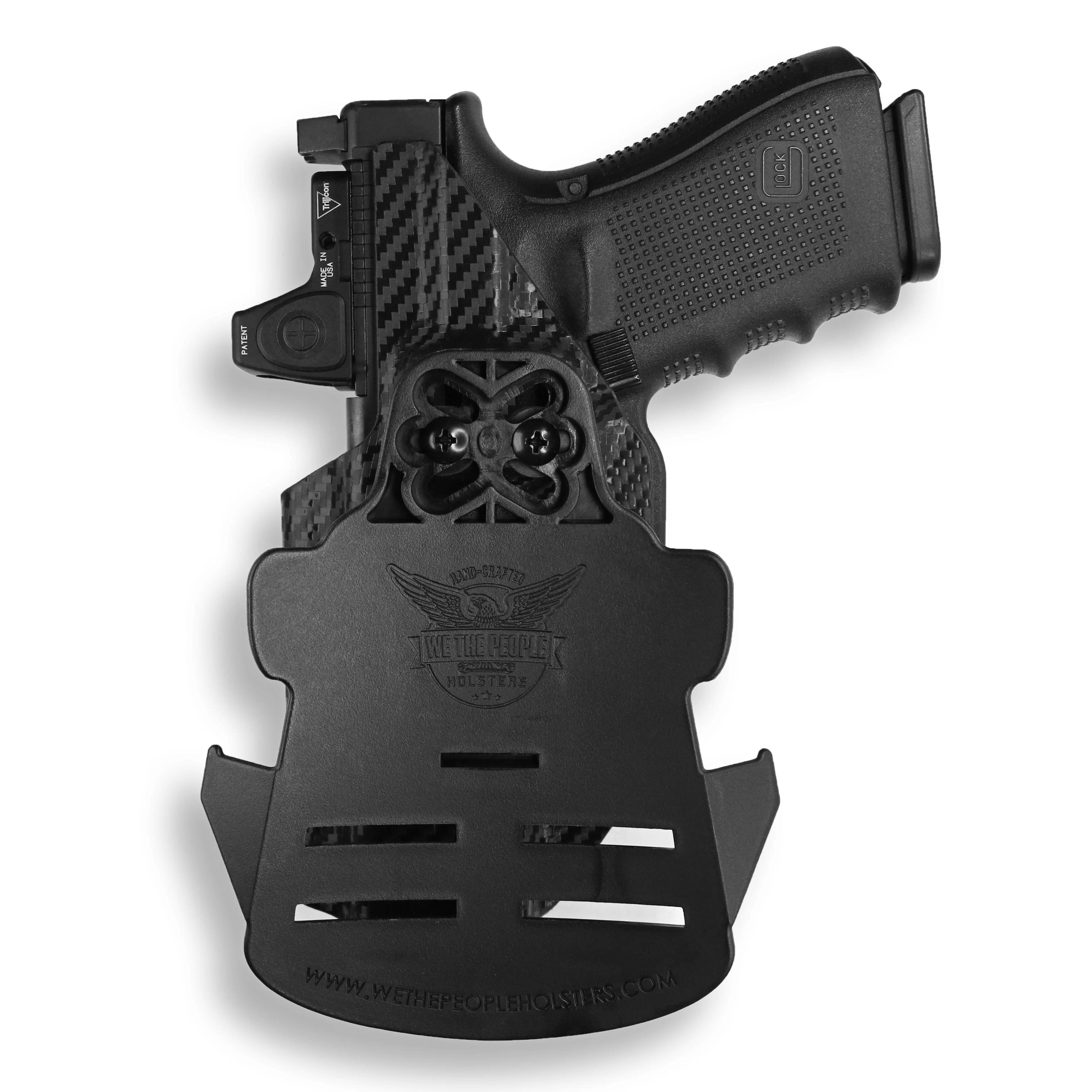 Walther PDP Compact 4" with Streamlight TLR-1/1S/HL Light Red Dot Optic Cut OWB Holster - Image 6