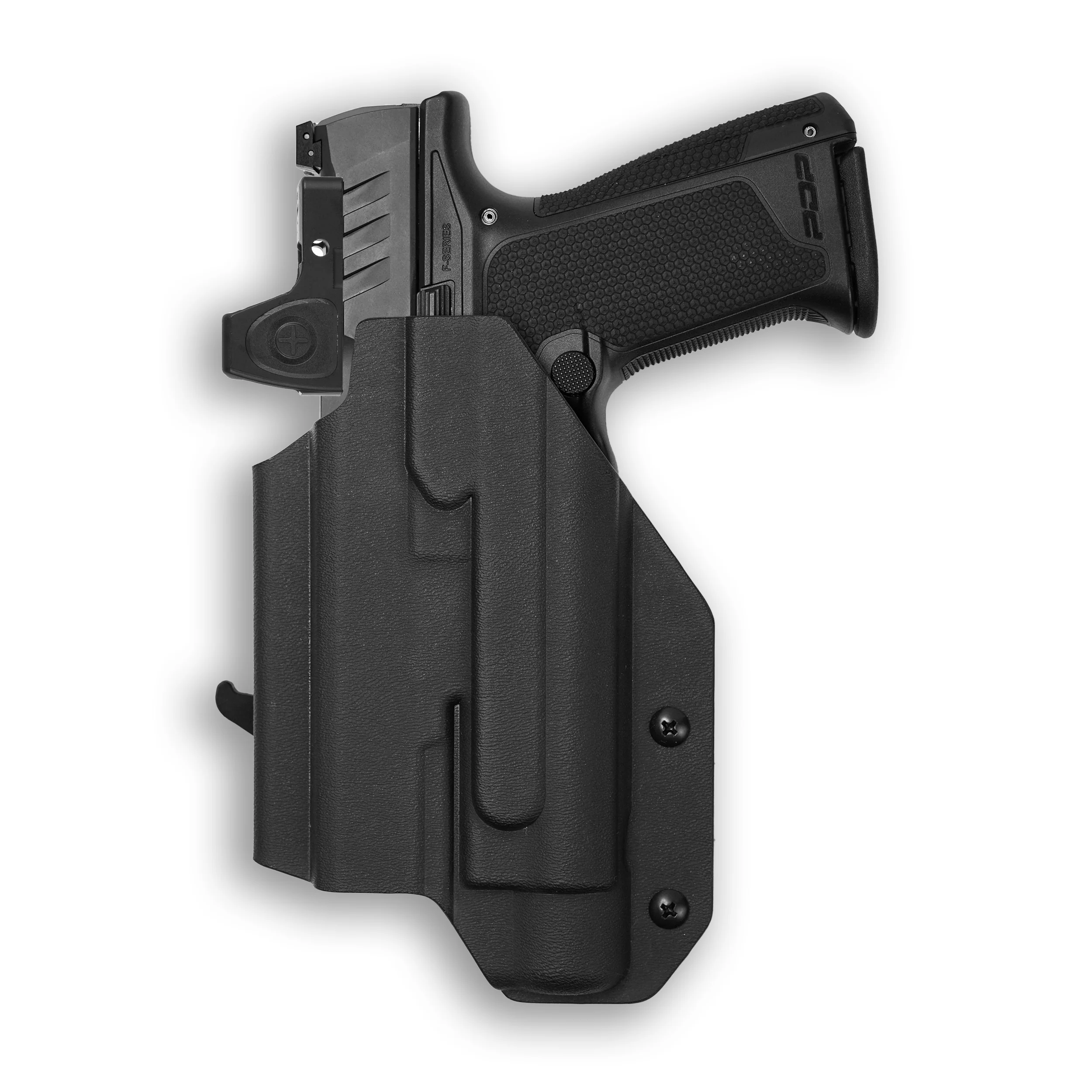 Walther PDP F-Series 4" with Streamlight TLR-1/1S/HL Light Red Dot Optic Cut OWB Holster - Image 3