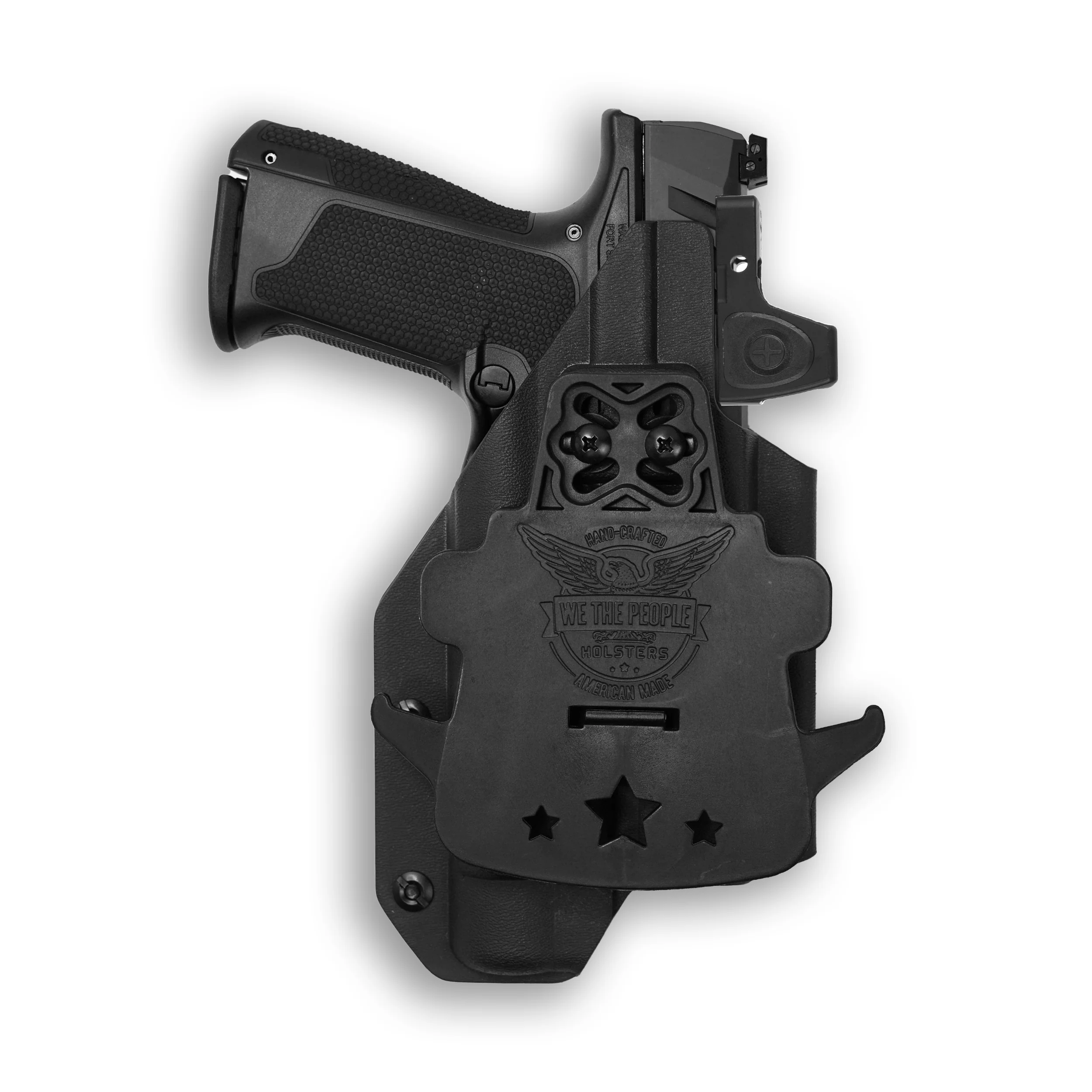 Walther PDP Full Size 4" with Streamlight TLR-1/1S/HL Light Red Dot Optic Cut OWB Holster - Image 4