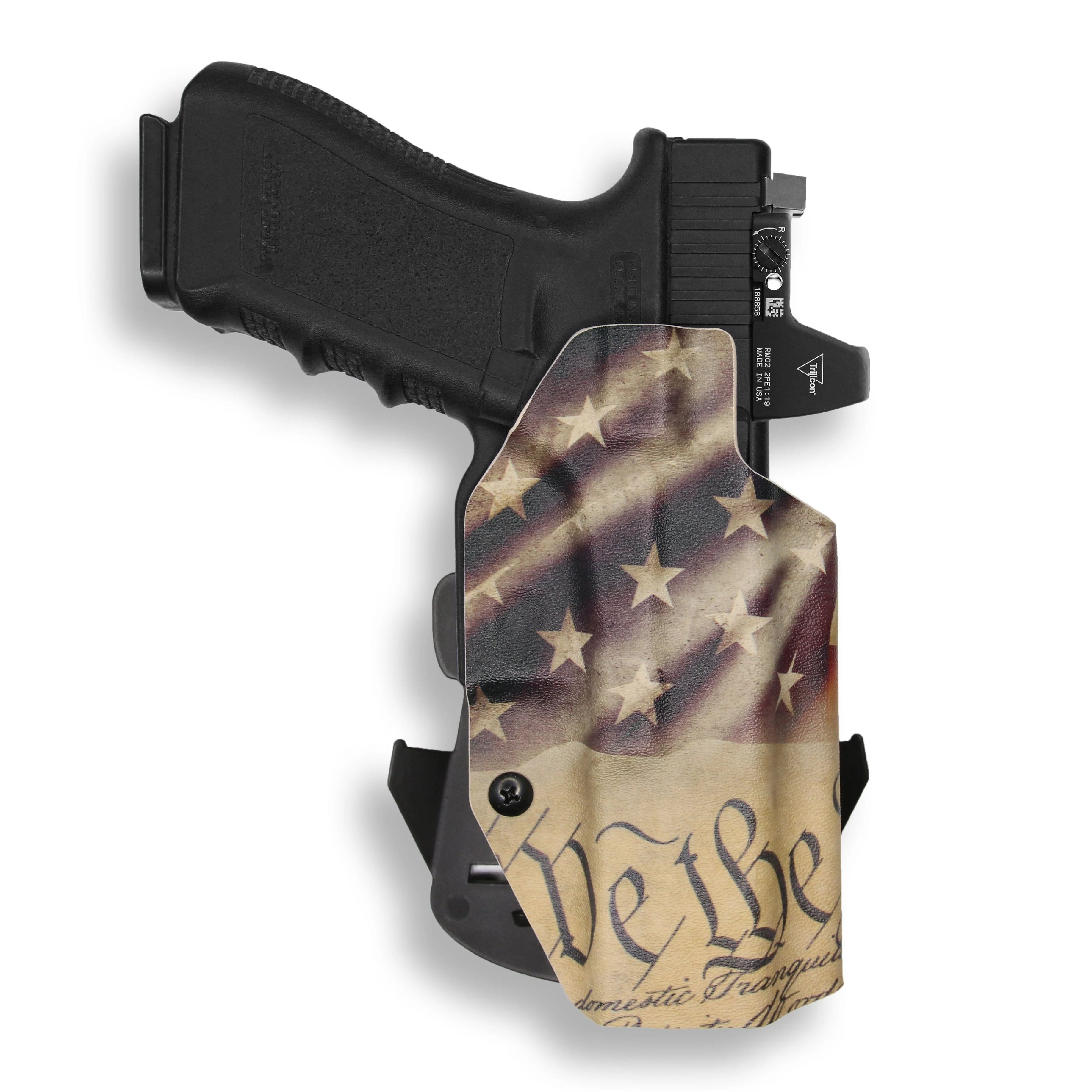 Walther PDP Pro-E Full Size 4.5" Red Dot Optic Cut OWB Holster - Image 11